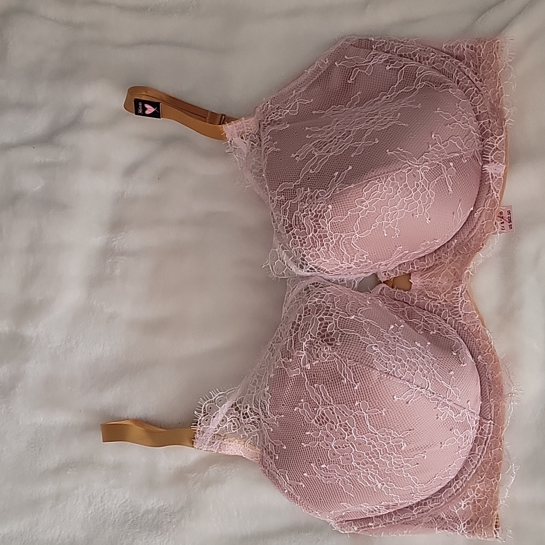 New Victoria's Secret Lined Plunge 36dd Pink